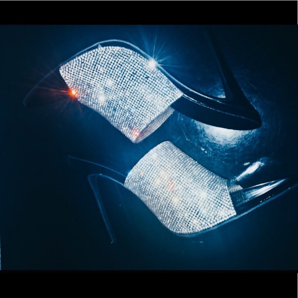 Glamorous Rhinestone Heels - Picture 2 of 8